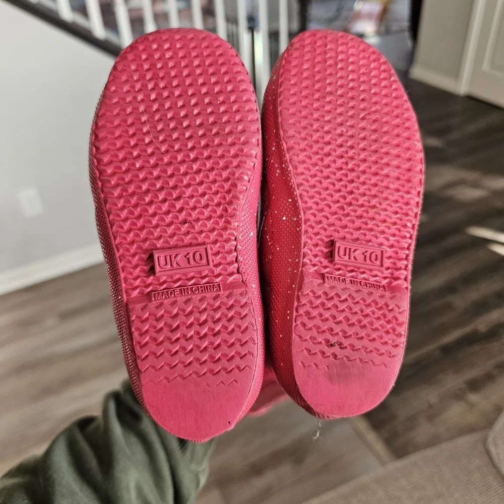 Hunter Kids First Giant Glitter Rain Boots